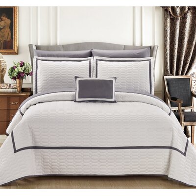 chic home mesa quilt set cora